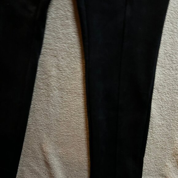 ANDREW MARC‎ Women Medium Black Faux Suede Slacks Pull On Stretch Dress Pants(R) - Picture 6 of 9